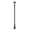 Z-Lite Davina 4 Light Outdoor Post Mounted Fixture, 12in. W x 119.25in. H, Black 5016PHBR-5011P-BK - alternate 1